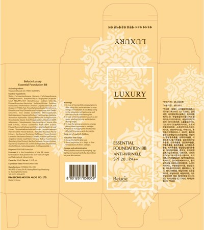 Image Of Carton (Belucie Luxury Essential Foundation Bb Carton)